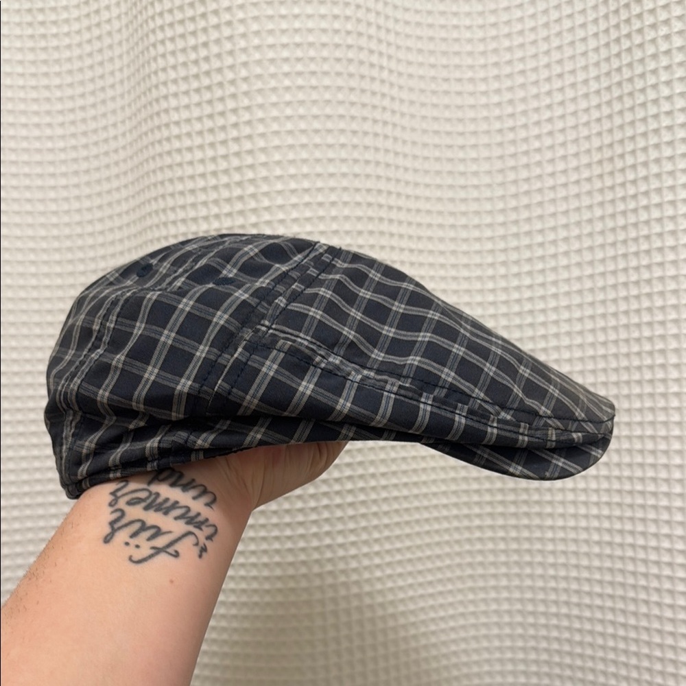 Original Penguin Black and Gray Plaid Hat